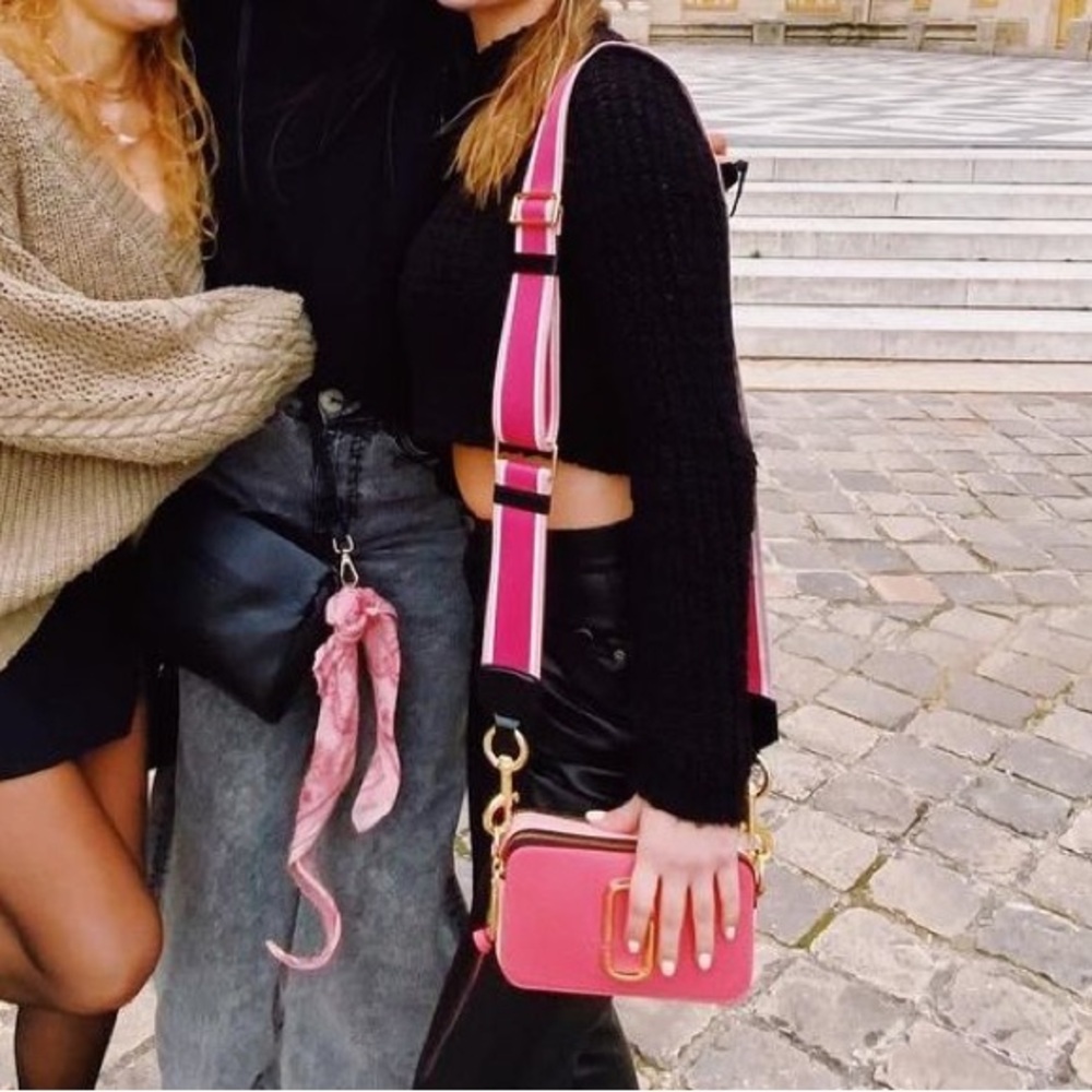 The Snapshot Camera Bag, pink marc jacobs
